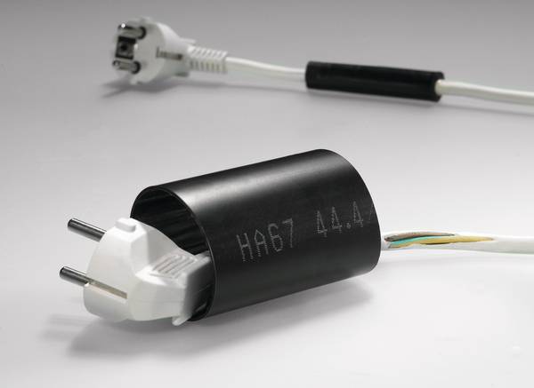 HA67-88,9/17,1-PEX-BK Dickwandiger Warmschrumpfschlauch 6:1 mit Innenkleber schwarz HellermannTyton-0