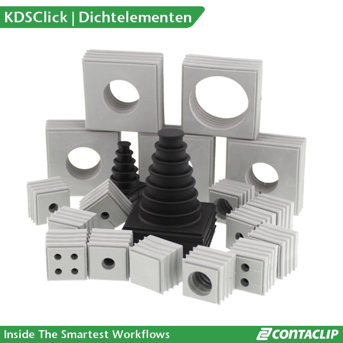 CONTA-CLIP KDS-DE 2X8 BK, Dichtelement, Montageart: Stecken, SKU: 28691.4-0