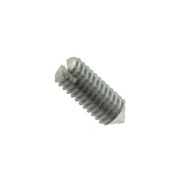 Gewindestifte mit Schlitz und Spitze ISO 7434 Edelstahl A1 M 5 x 6 mm - 50 Stück