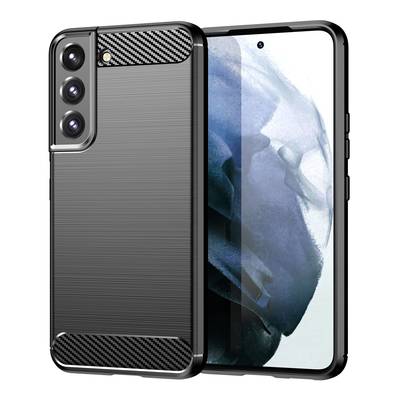 Hülle kompatibel mit Samsung Galaxy S23 Kunststoff Soft Handyhülle - Handy Case Schwarz