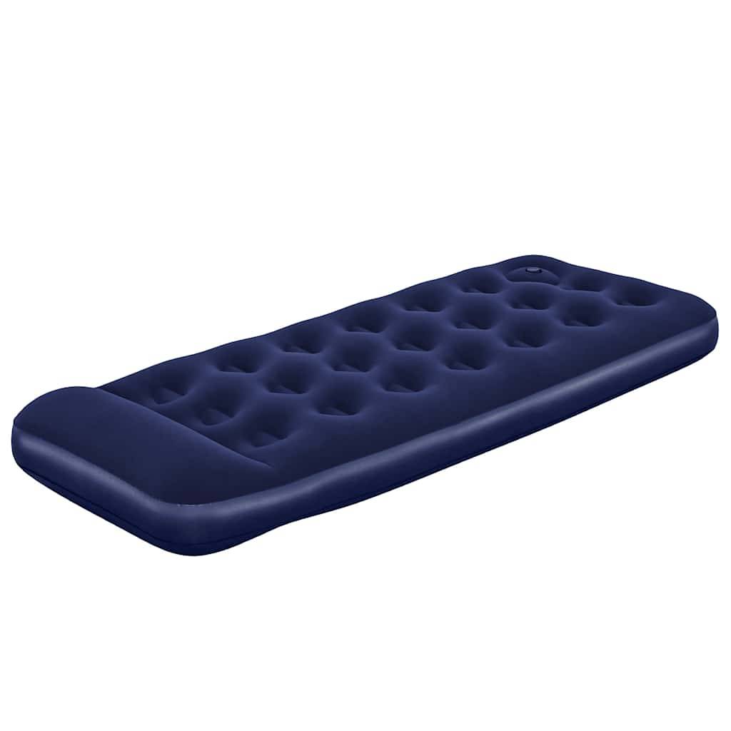 Bestway Luftmatratze Aufblasbar Beflockt mit Fußpumpe 185x76x28 cm-1