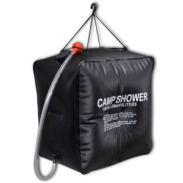 vidaXL Campingdusche Solar 40 L