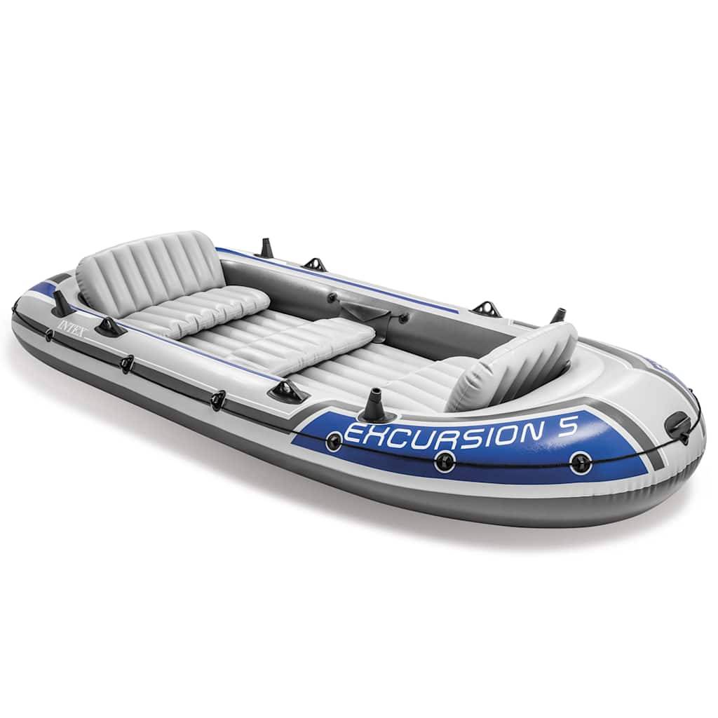 Intex Schlauchboot mit Rudern und Pumpe Excursion 5 68325NP-1