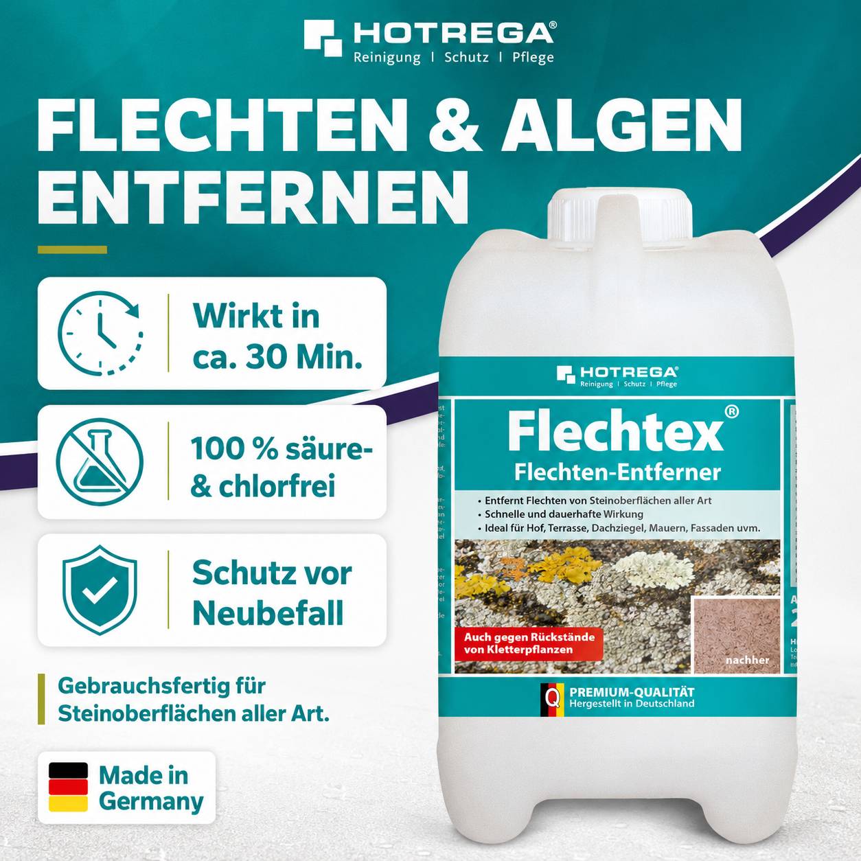 HOTREGA Flechtex Flechtenentferner 2 L-1