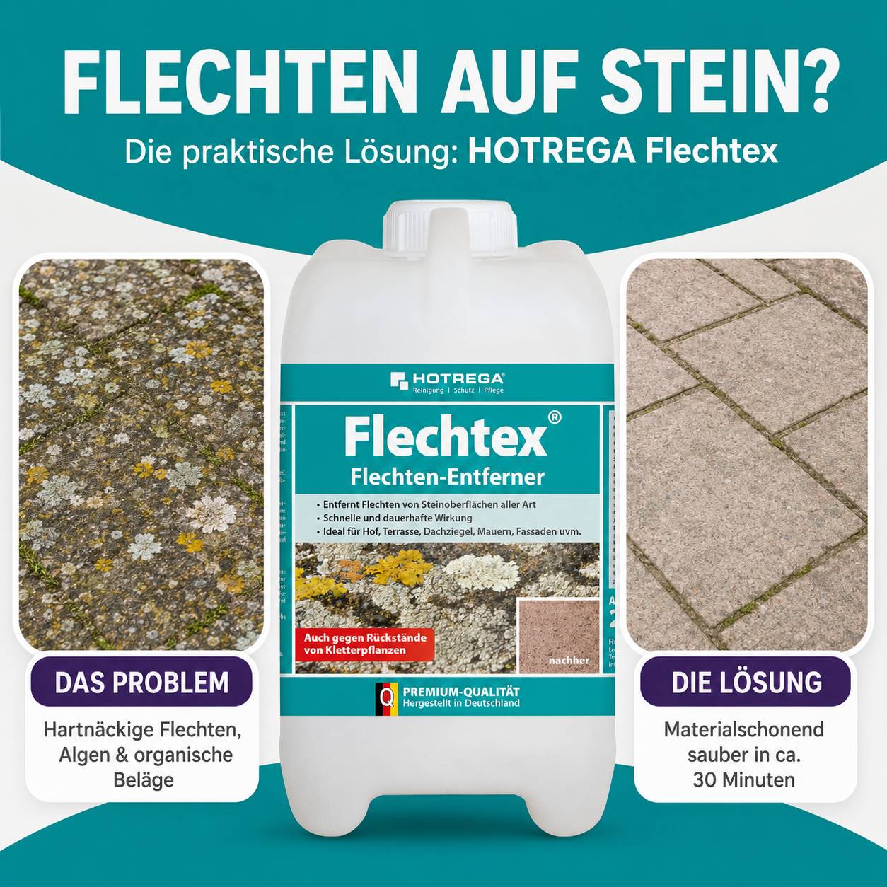 HOTREGA Flechtex Flechtenentferner 2 L-2