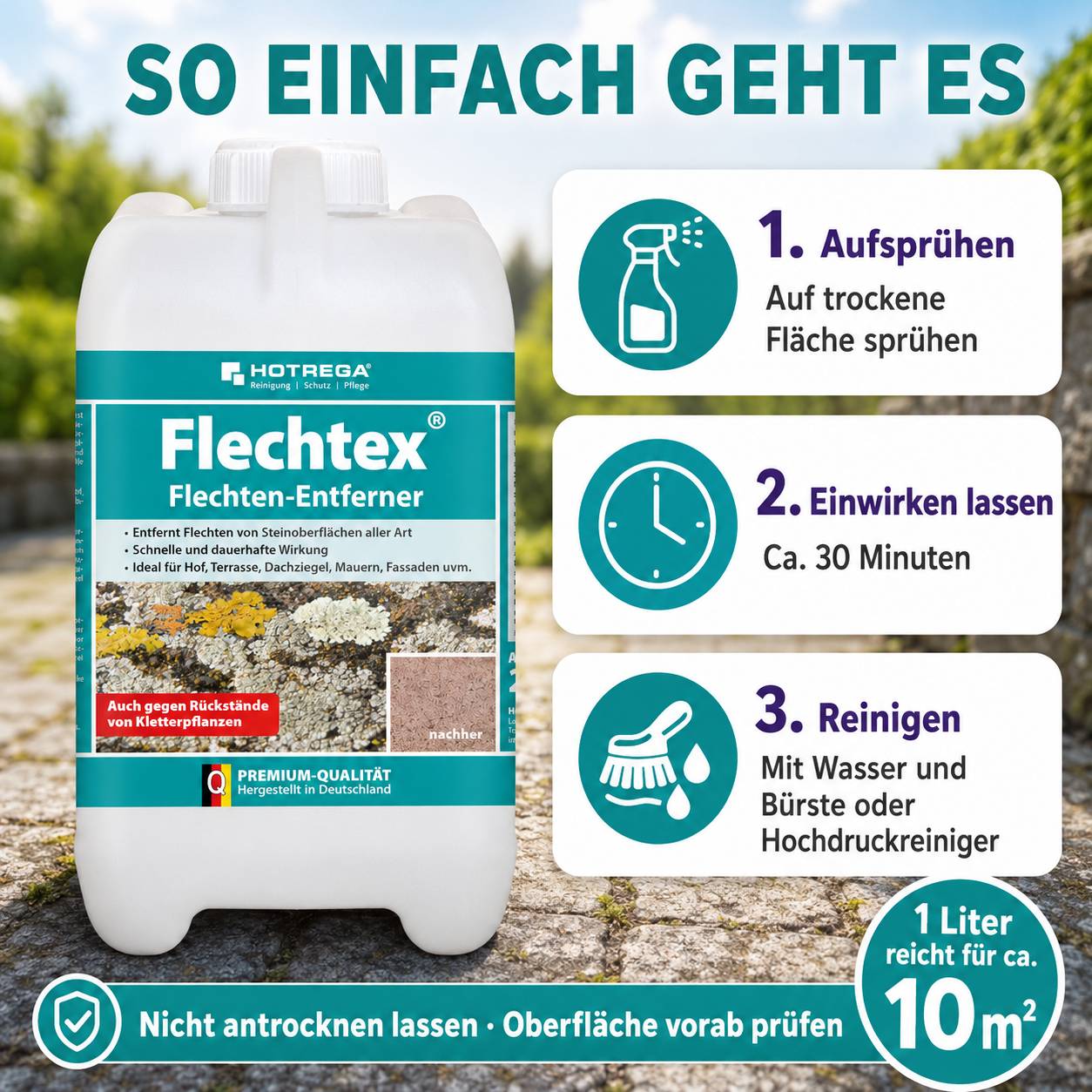 HOTREGA Flechtex Flechtenentferner 2 L-4