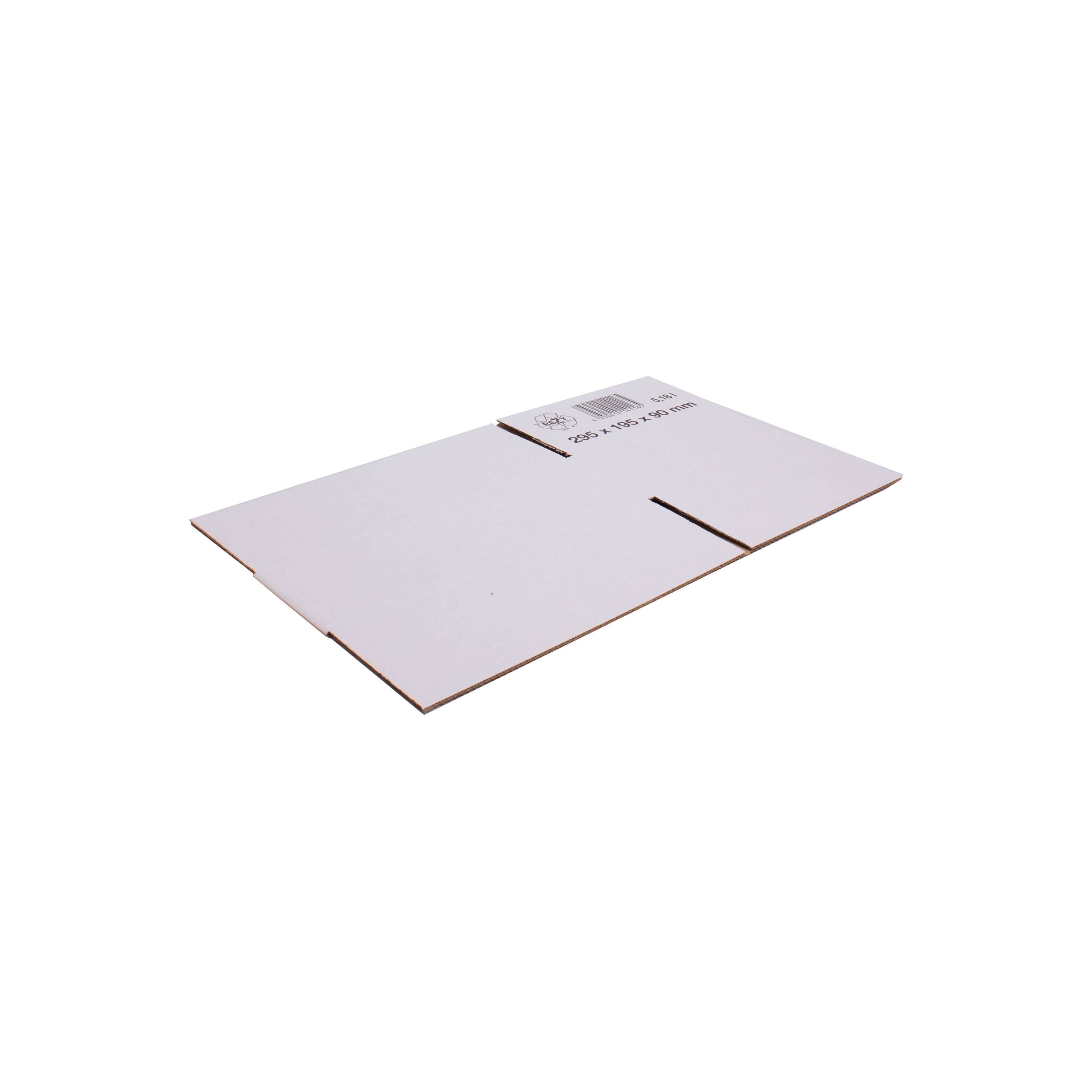 Faltkarton 295x195x90 mm 1.20b weiß-1