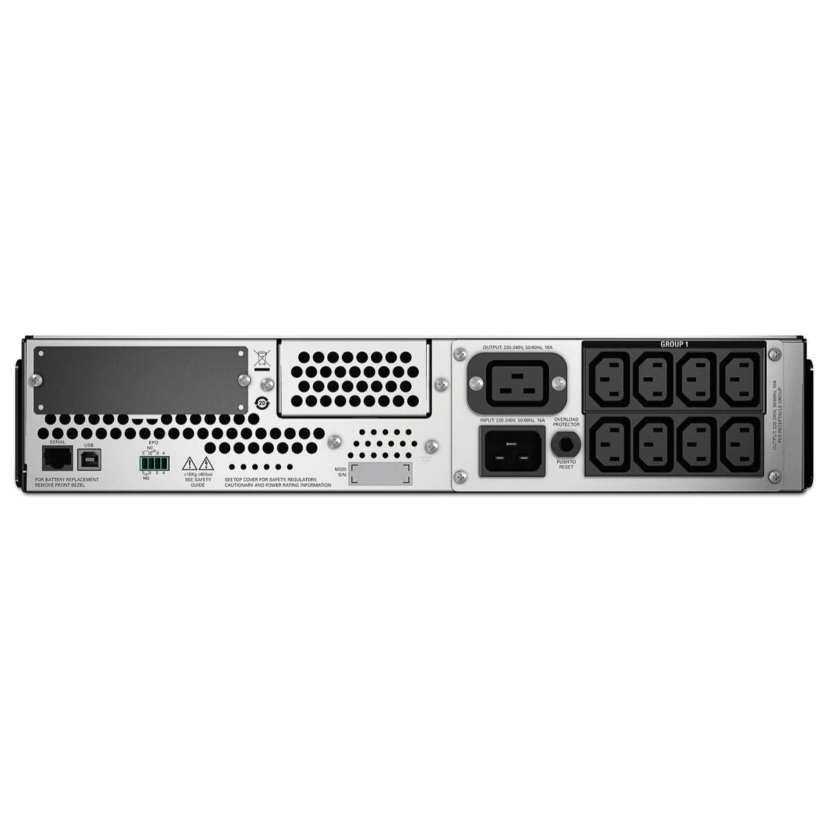 APC Smart-UPS 2200 LCD - USV (Rack - einbaufähig) - Wechselstrom 220/230/240 V - 1.98 kW - 2200 VA-1