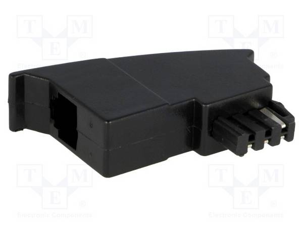 Anschluss: Adapter  RJ11-Buchse,TAE F-Stecker 50309 Telefon-Verbindungskabel