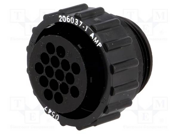 Stecker  weiblich  PIN: 16  kontaktlos  CPC Series 1  Geh: Größe 17 206037-1 CPC-Steckverbinder