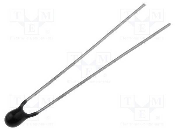 NTC Thermistor 10kΩ THT 3380K -55÷125°C 3,5mW ±1% Ø3x4mm NTC Mess - Thermistoren THT