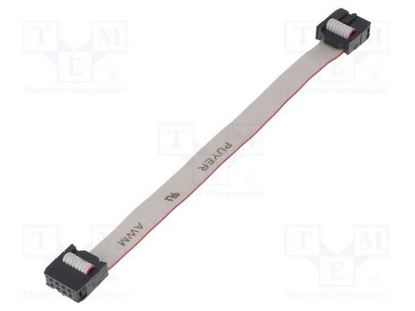 Flachbandkabel mit IDC-Verbindern 8x28AWG R. Flachk: 1,27mm FC08600-S Flachbandkabel mit IDC Steckverbinder