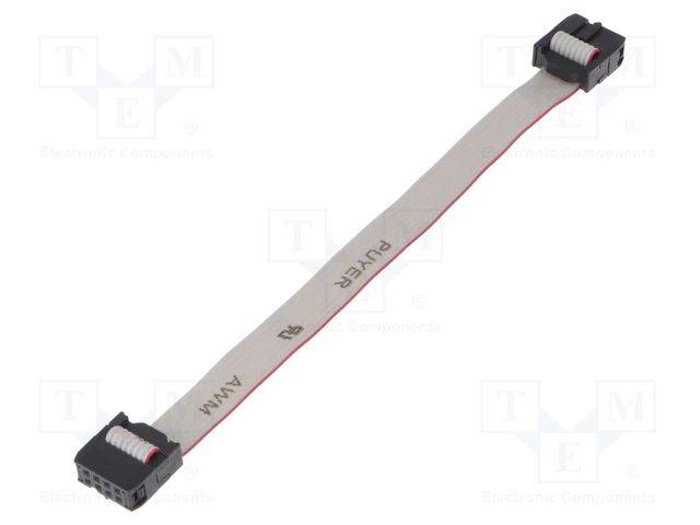 Flachbandkabel mit IDC-Verbindern 8x28AWG R. Flachk: 1,27mm FC08600-S Flachbandkabel mit IDC Steckverbinder-0