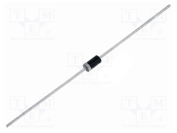 Diode: Gleichrichter  THT  1kV  1A  Rolle,Band  Ifsm: 30A  DO41  2us 1N4007-TP Universaldioden THT