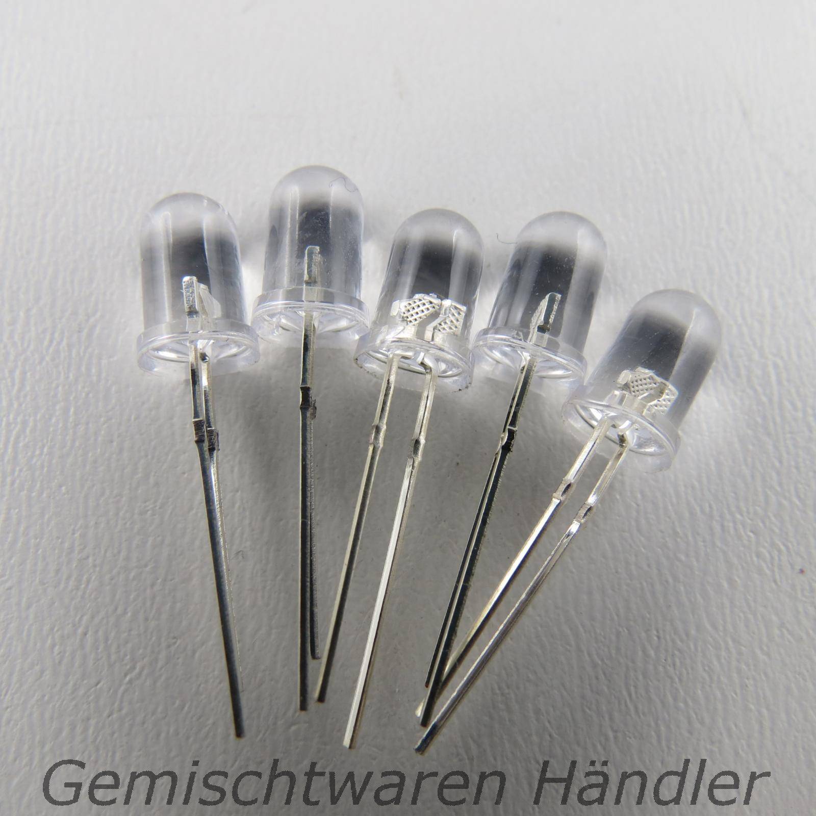 5 blaue LEDs 5mm LED Sortiment zusammenstellbar klar rot blau gelb grün weiß-0