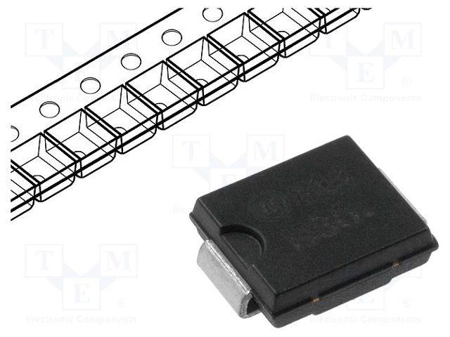 Diode: Gleichrichterdiode Schottky SMD 150V 3A SMC Rolle,Band SS315 Schottkydioden SMD-0