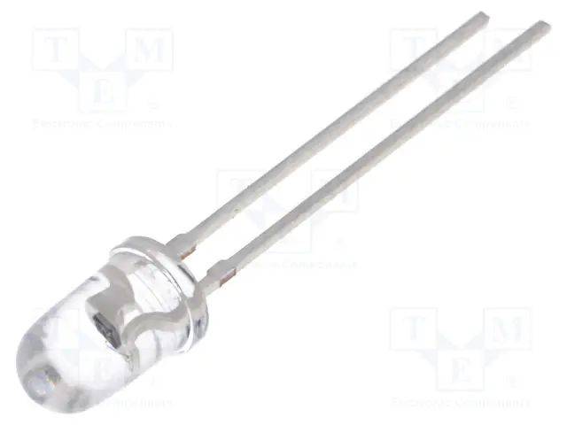 Fototransistor 5mm λp max: 570nm 6V 20° Linse: transparent TEPT5600 Fototransistoren-0