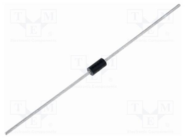 Diode: Gleichrichter  THT  1,6kV  1A  Ammo Pack  Ifsm: 27A  DO41 EM513 Universaldioden THT