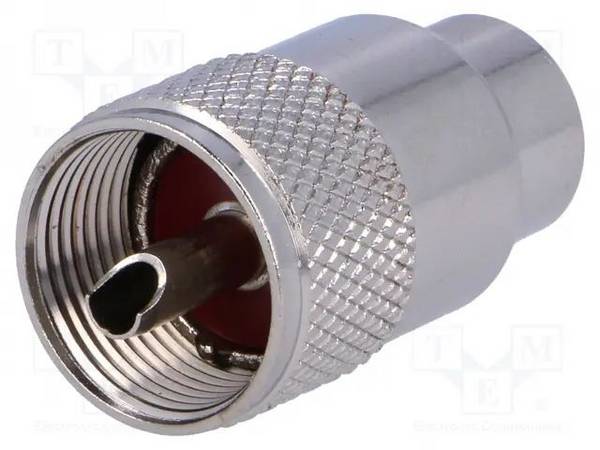 Stecker  UHF (PL-259)  männlich  gerade  RG213  für Leitungen  UHF und Mini-UHF Steckverbinder