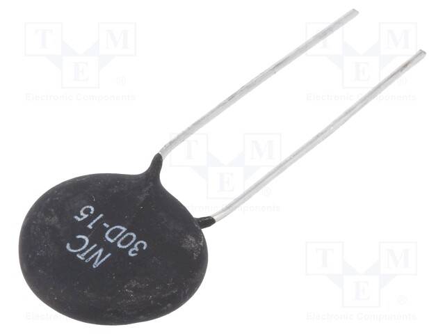 NTC Thermistor 30Ω 16,5mm -55÷200°C THT NTCS-16-30-3.5 NTC Schutz - Thermistoren-0