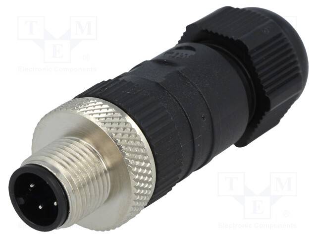 Stecker M12 PIN: 4 männlich Code A-DeviceNet / CANopen IP67 11585 RSC 4/9 M12 Stecker und Buchsen-0