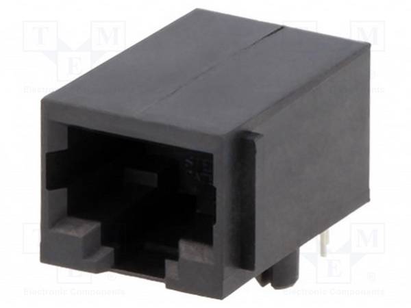 Buchse  RJ50  PIN: 10  System: 10p10c  THT  auf PCB  gewinkelt SS-641010-FLS RJ-Steckverbinder