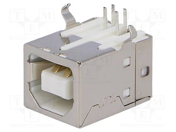 Buchse  USB B  THT  mit 90°-Winkel DS1099-WN0 USB und IEEE1394-Steckverbinder
