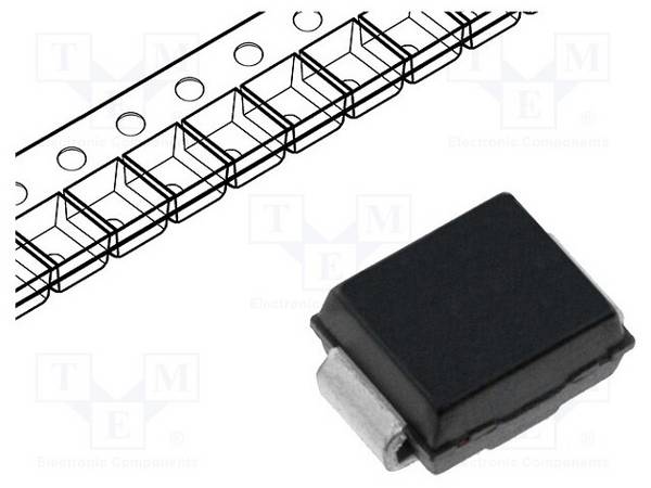 Diode: Gleichrichterdiode Schottky  SMD  100V  2A  SMB B2100-13-F Schottkydioden SMD