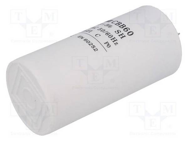 Kondensator: für Motoren, Betrieb  50uF  450V  Ø50x106mm  ±5% CBB60A-50/450 Kondensatoren für Motoren