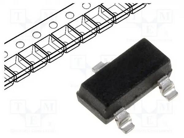 Transistor: N-MOSFET  unipolar  30V  4,7A  1,4W  SOT23 AO3400A N-Kanal-Transistoren SMD