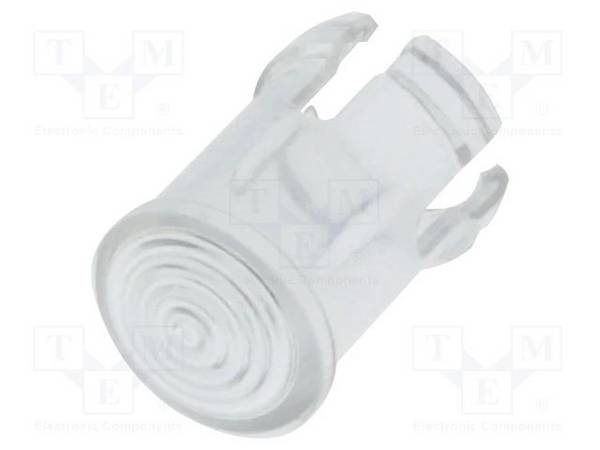 Linse für LED rund Polycarbonat transparent 5mm UL94V-0 FIX-LC5-6V0 Linsen