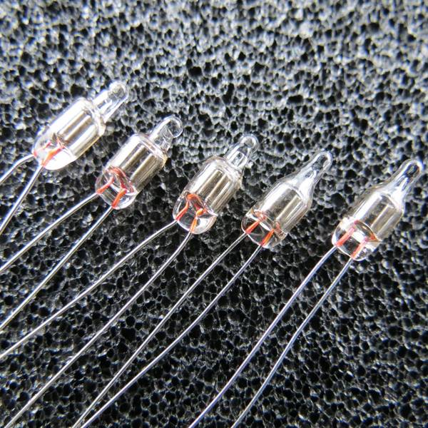 5x Neonleuchte grün 105VDC 80VAC 0,9mA 4mm Mini Glimmlampe Neon Lampe