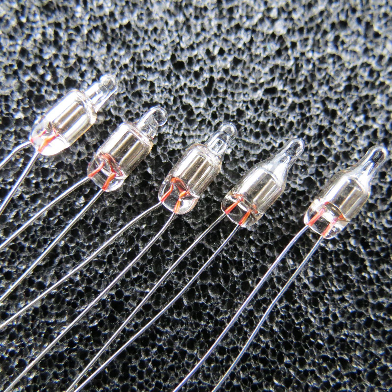 5x Neonleuchte grün 105VDC 80VAC 0,9mA 4mm Mini Glimmlampe Neon Lampe-0