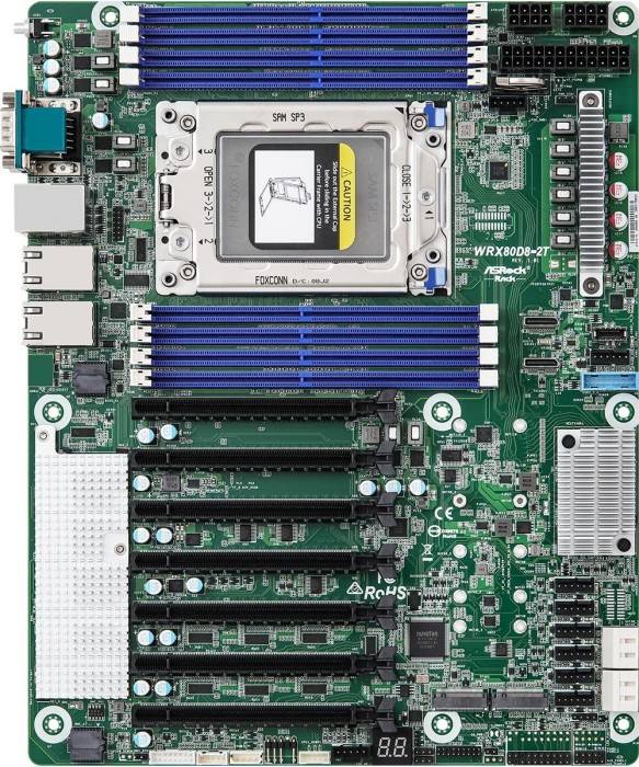 Rack WRX80D8-2T - Motherboard - ATX-1