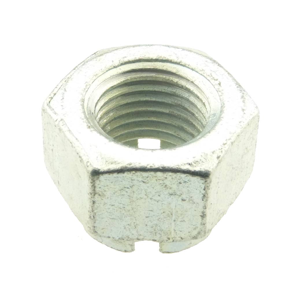 Kronenmuttern Sechskant DIN 935-1 8 Stahl galvanisch verzinkt M 8 - 100 Stück-1