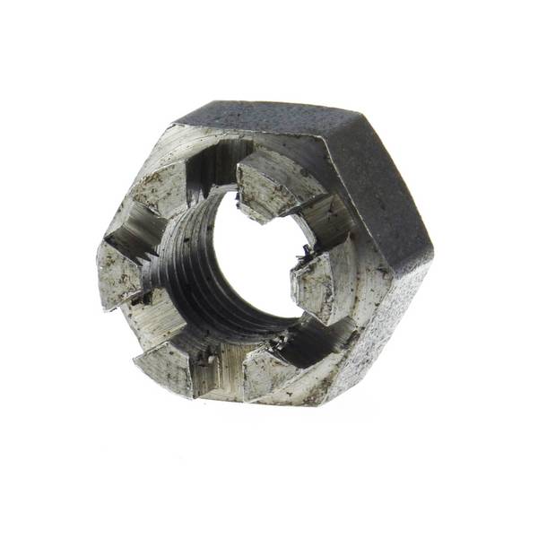 Kronenmuttern Sechskant DIN 935-1 6 Stahl blank Feingewinde M 27 x 2 - 10 Stück