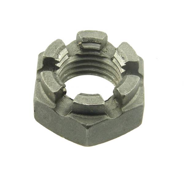 Niedrige Kronenmuttern Sechskant DIN 979 04 Stahl blank Feingewinde M 24 x 2 - 25 Stück