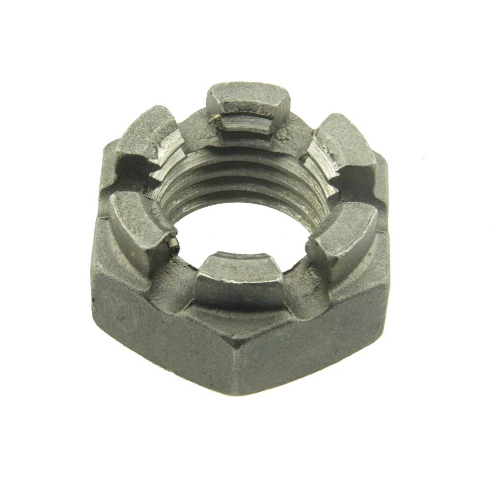 Niedrige Kronenmuttern Sechskant DIN 979 04 Stahl blank M 16 - 50 Stück-0