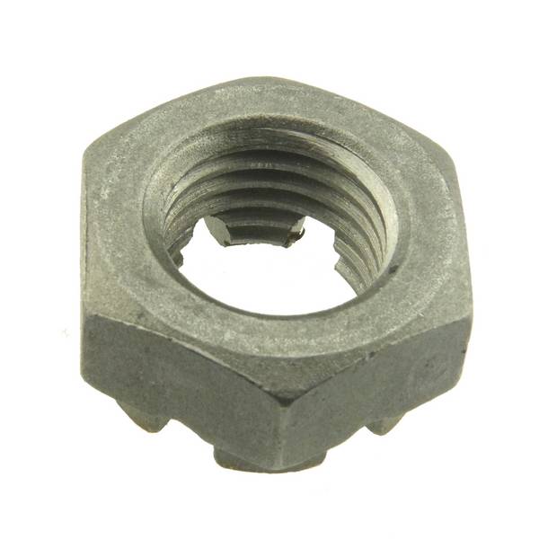 Niedrige Kronenmuttern Sechskant DIN 979 04 Stahl blank Feingewinde M 16 x 1,5 - 50 Stück