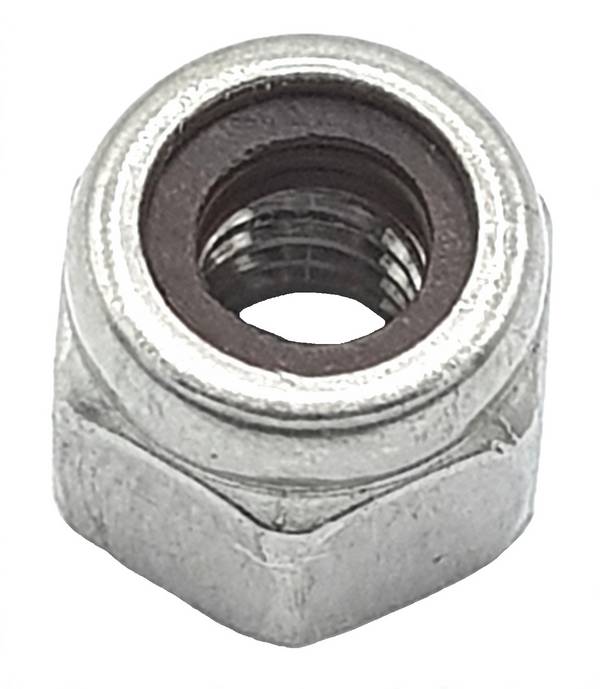 Sechskantmuttern mit wärmestabilisiertem Klemmteil ISO 7040 Edelstahl A2-70 M 12 - 100 Stk