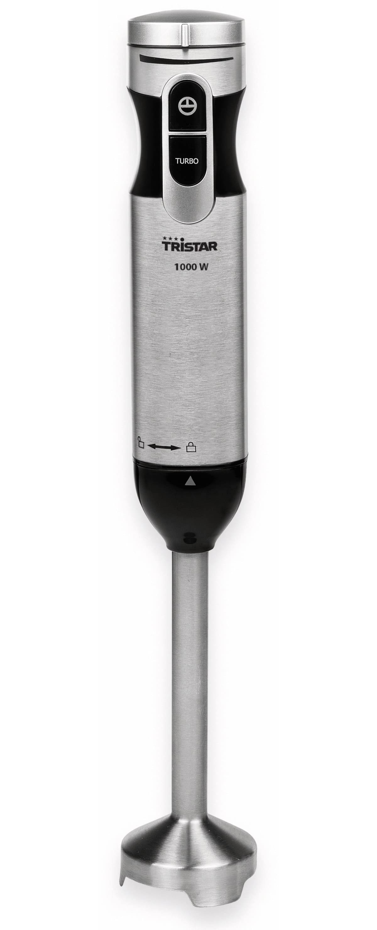 Tristar MX-4829 Stabmixer Set, Pürierstab, 0,7 l, Eis-Crusher, 1 m, 1000 W, Schwarz, Edelstahl-3