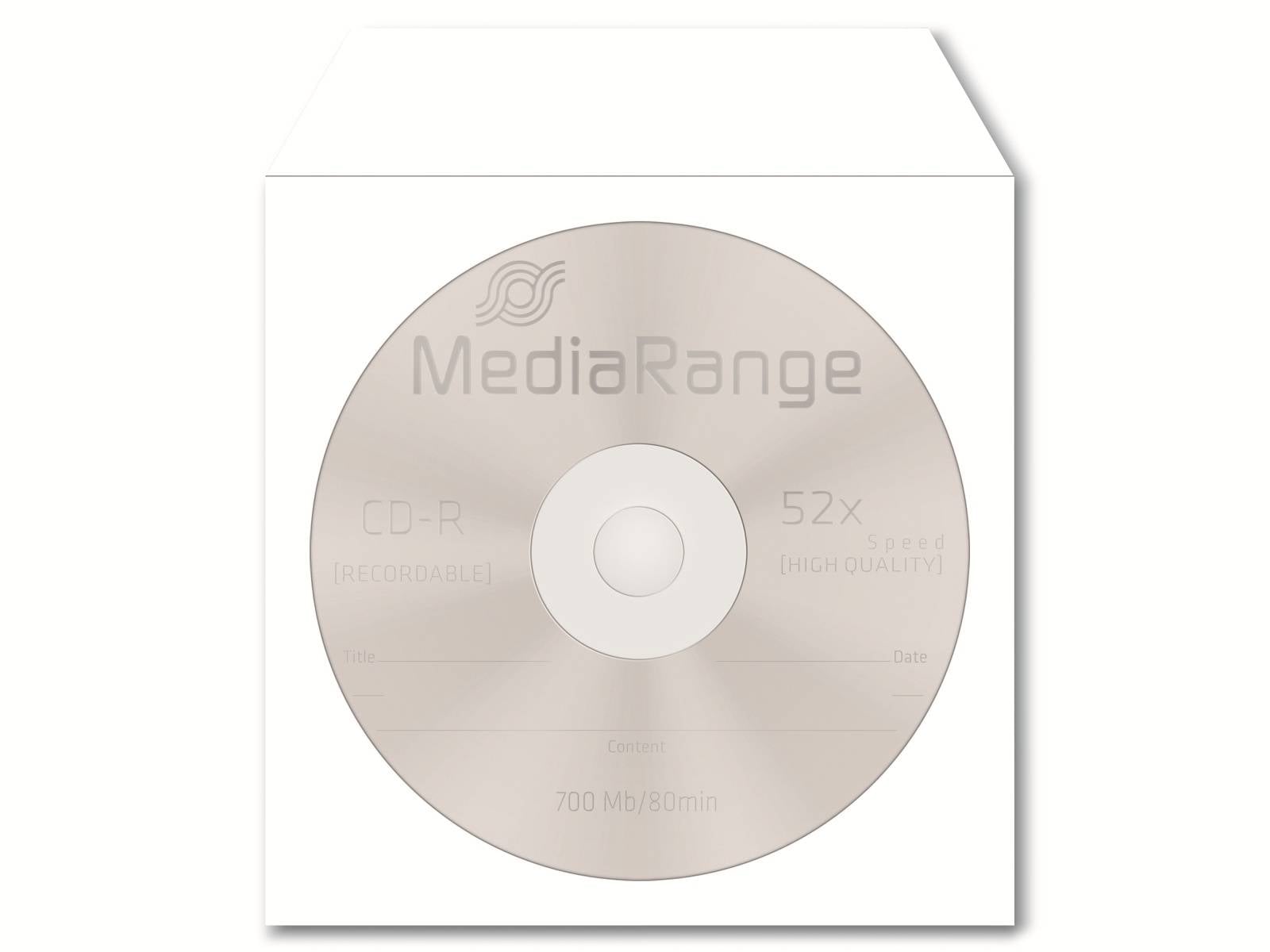 MEDIARANGE CD-Papiertaschen, 50er Pack-2