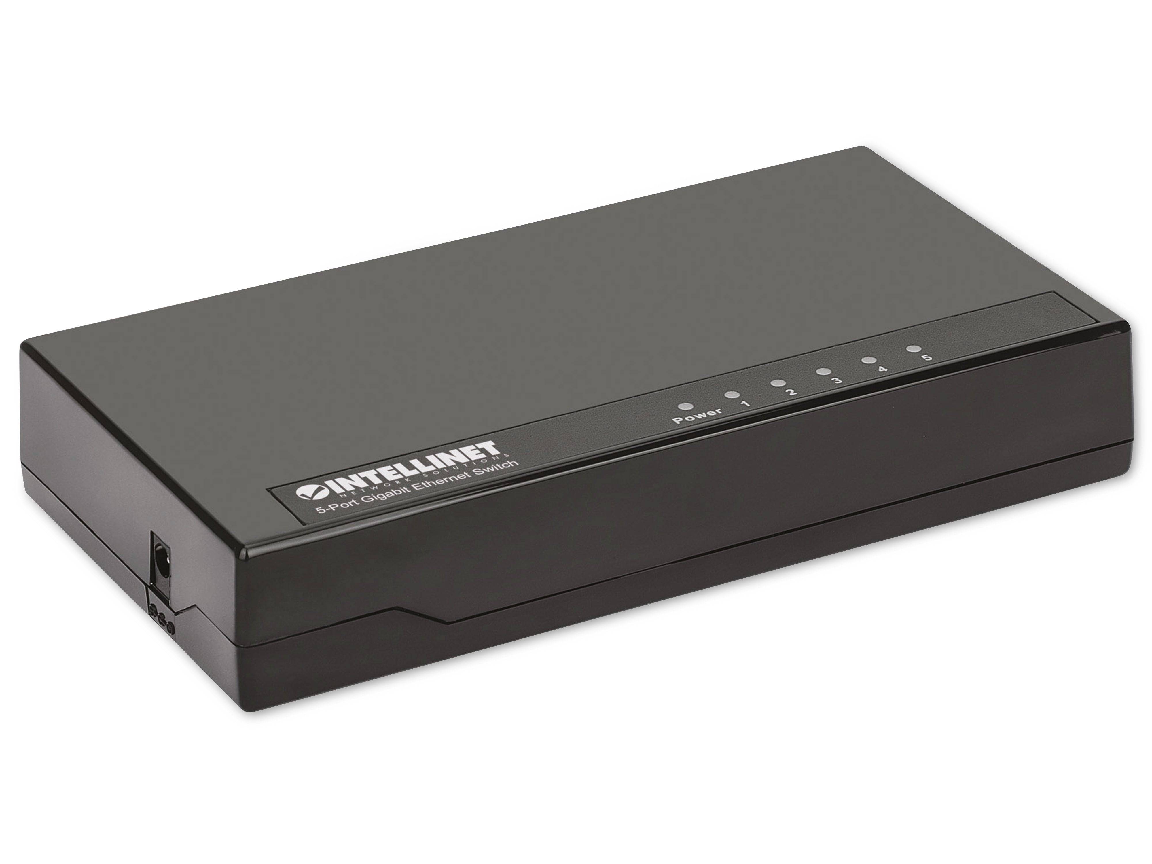 Symbolbild für Intellinet 5-Port Gigabit Ethernet Switch Desktop Kunststoff 1 Gbps