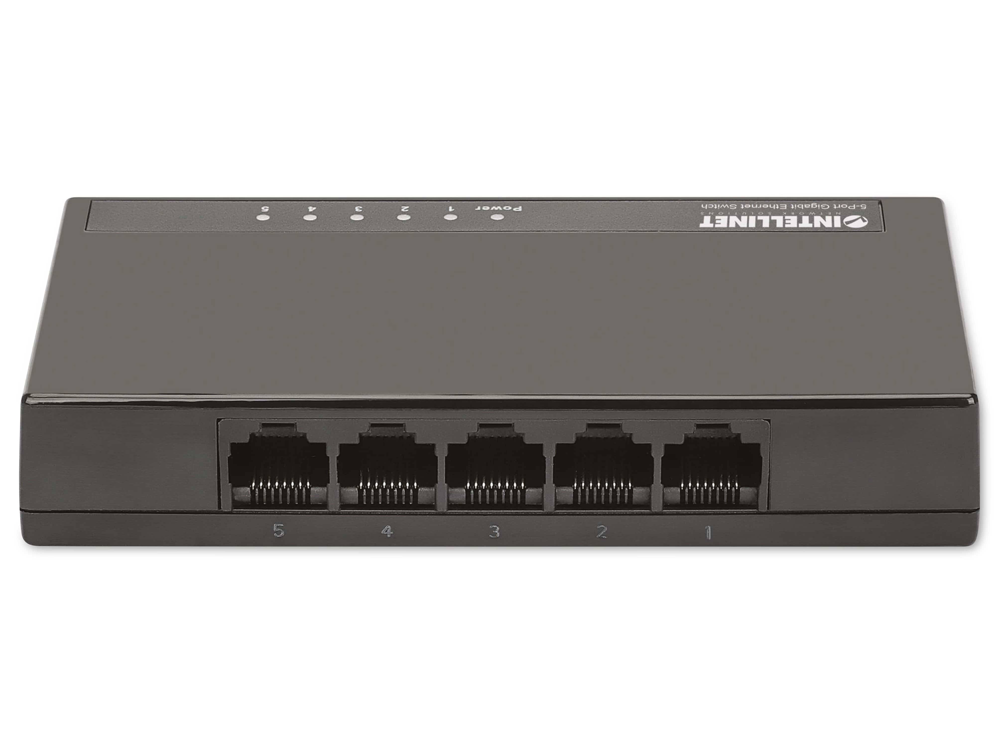 Symbolbild für Intellinet 5-Port Gigabit Ethernet Switch Desktop Kunststoff 1 Gbps
