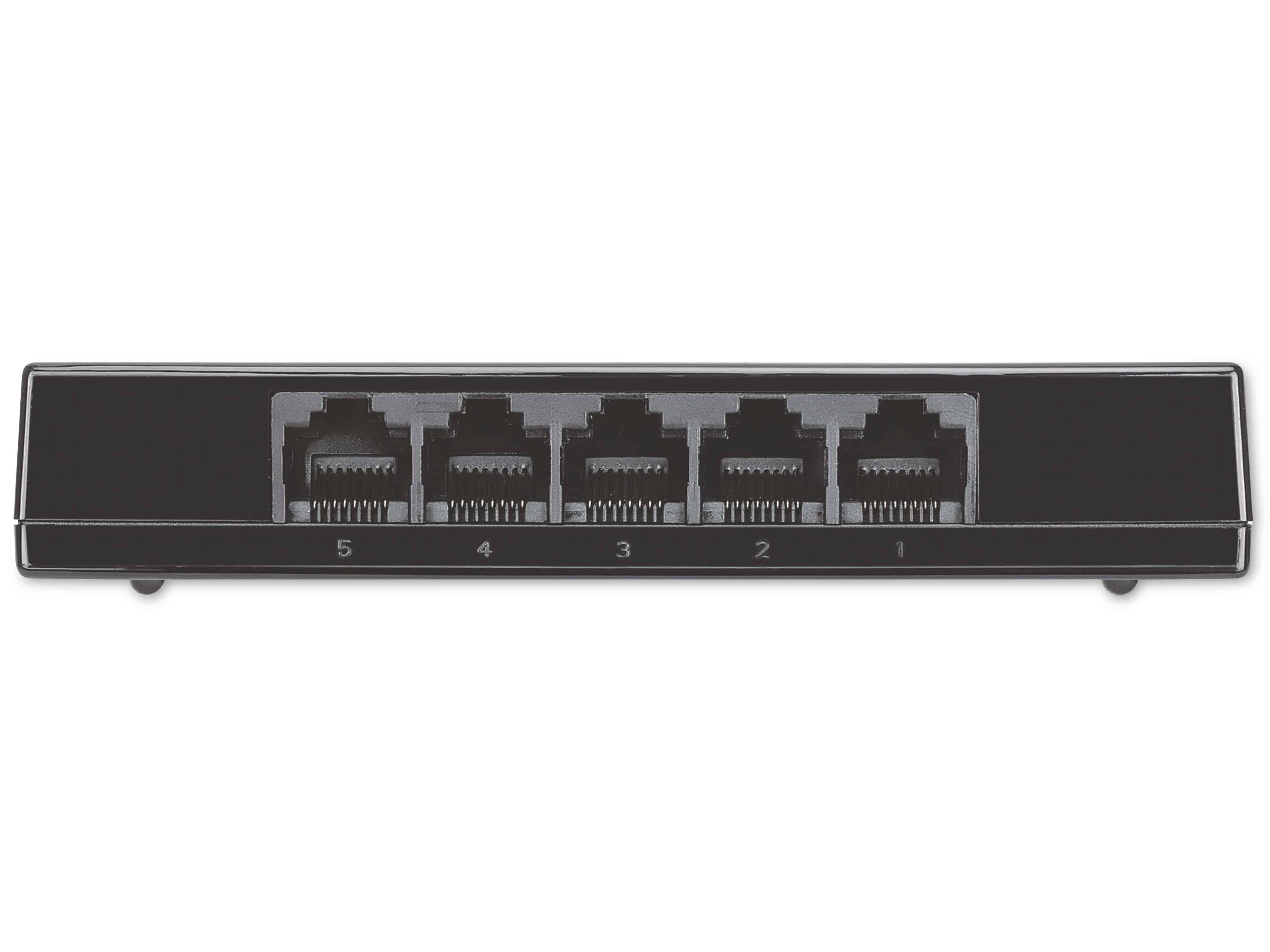 Symbolbild für Intellinet 5-Port Gigabit Ethernet Switch Desktop Kunststoff 1 Gbps