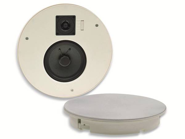 ChiliTec - Einbaulautsprecher 2-Wege, Ø 25,5cm, 120W, weiß