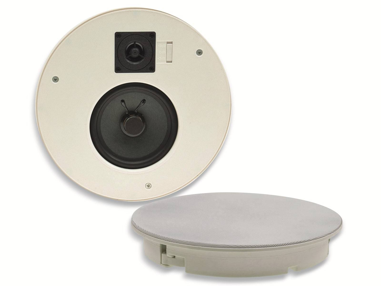 ChiliTec - Einbaulautsprecher 2-Wege, Ø 25,5cm, 120W, weiß-0