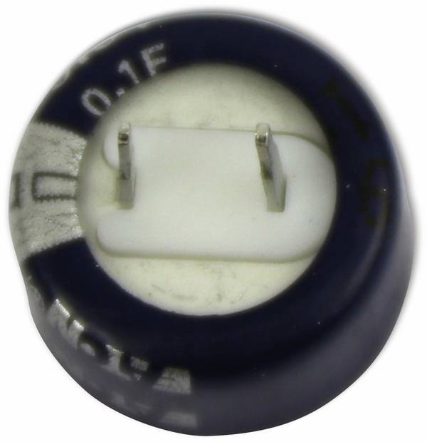 EATON Gold Cap-Elko 0,1F, 5,5V, axial, RM 5 mm, KW-5R5C104-R