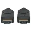 Symbolbild für Manhattan HDMI Anschlusskabel HDMI-A Stecker, HDMI-A Stecker 3.00 m Schwarz 355353 Audio Return Channel, vergoldete Stec