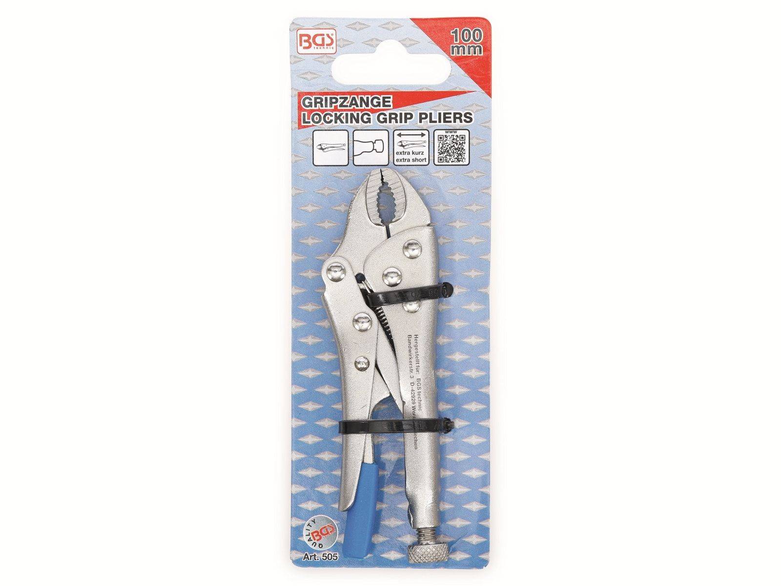 Symbolbild für Gripzange extra kurz 100 mm